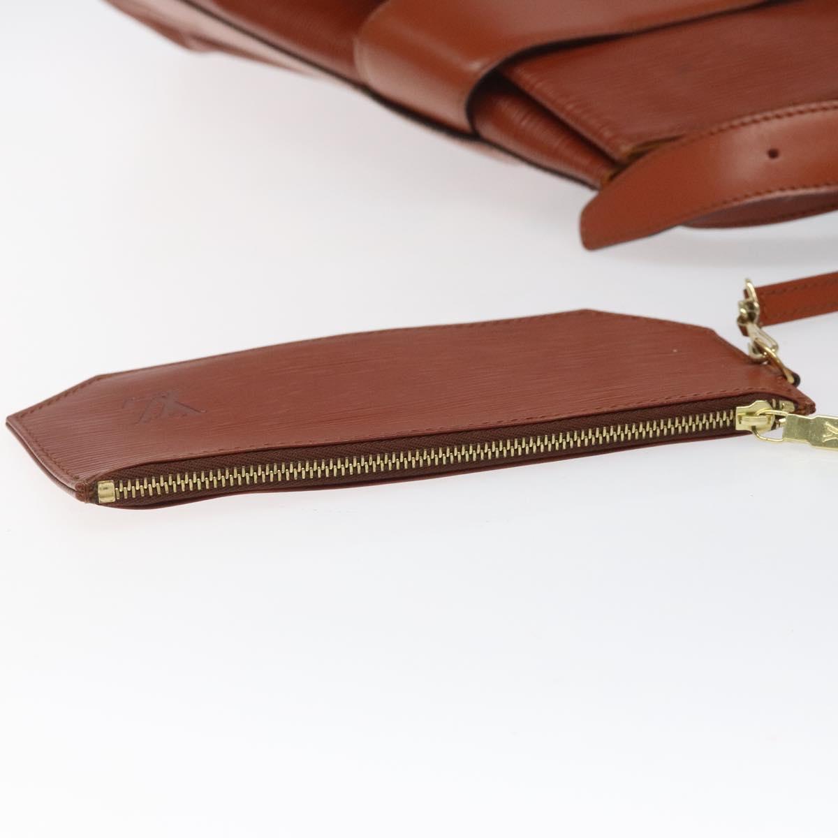 Louis Vuitton Sac D'épaule Brown Leather Shoulder Bag (Pre-Owned)