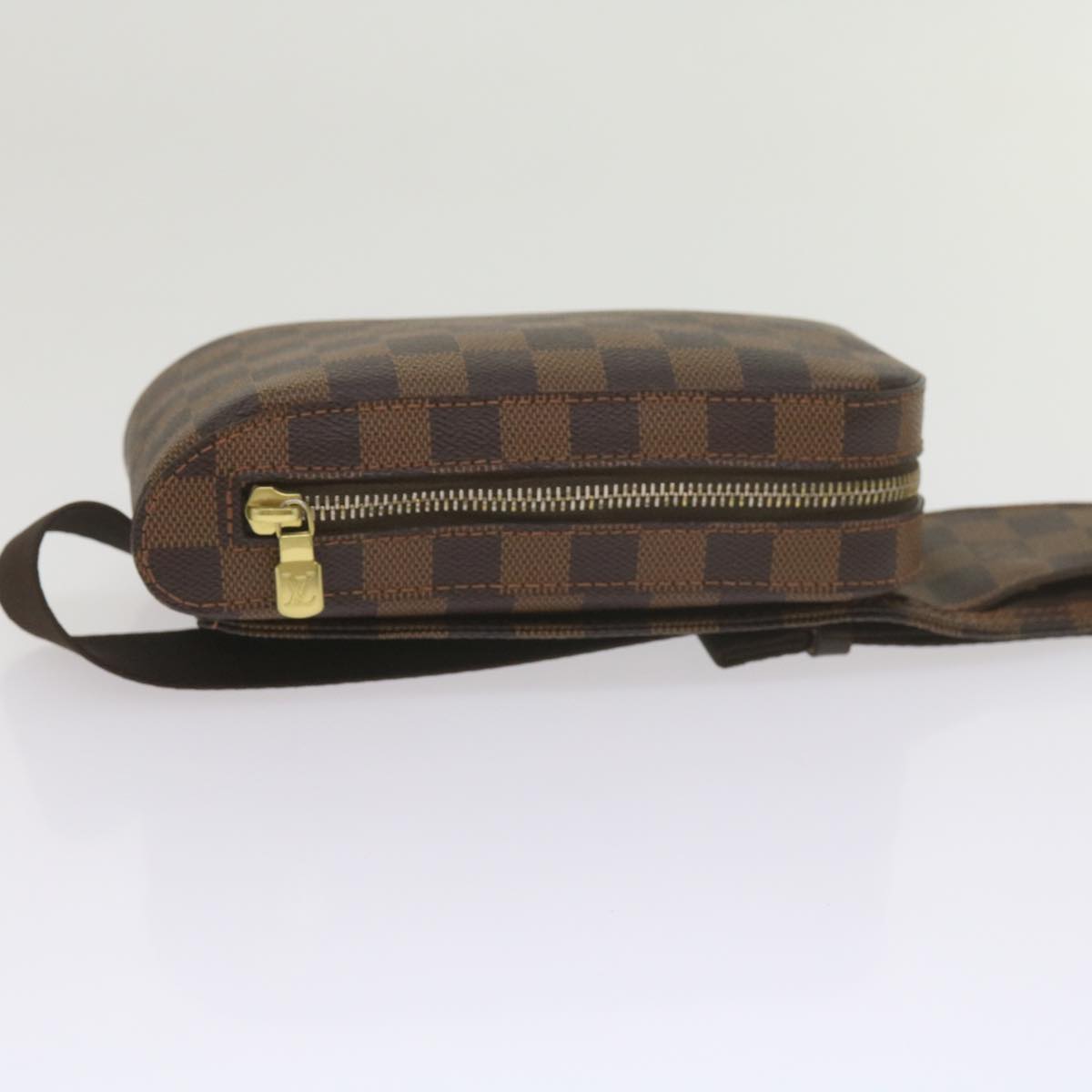 Louis Vuitton Geronimos Brown Canvas Shoulder Bag (Pre-Owned)