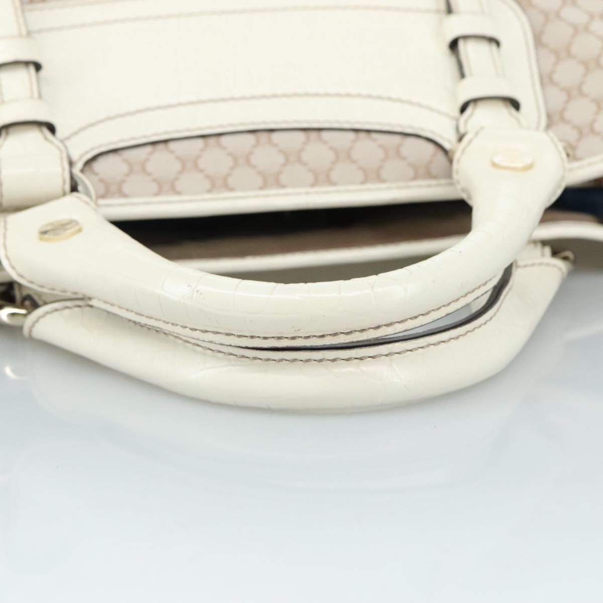 Céline Boogie Beige Canvas Handbag (Pre-Owned)
