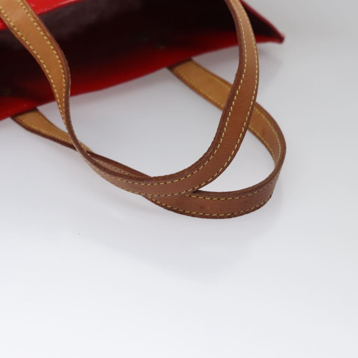 Louis Vuitton Reade Red Patent Leather Handbag (Pre-Owned)