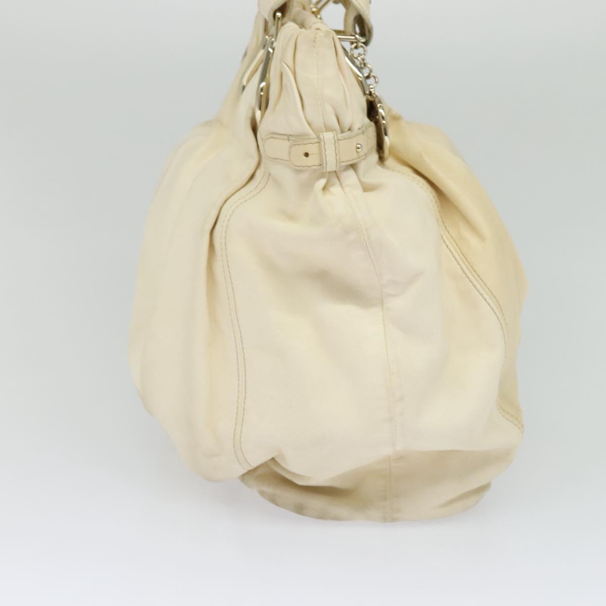 Céline White Leather Tote Bag (Pre-Owned)