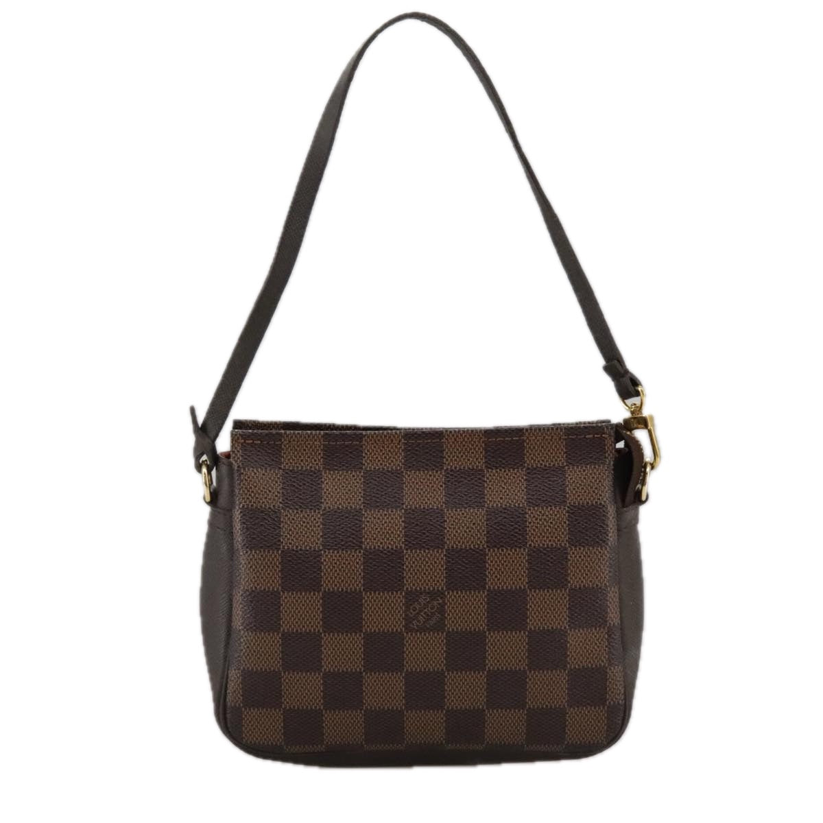 Louis Vuitton Trousse Makeup Brown Canvas Clutch Bag (Pre-Owned)