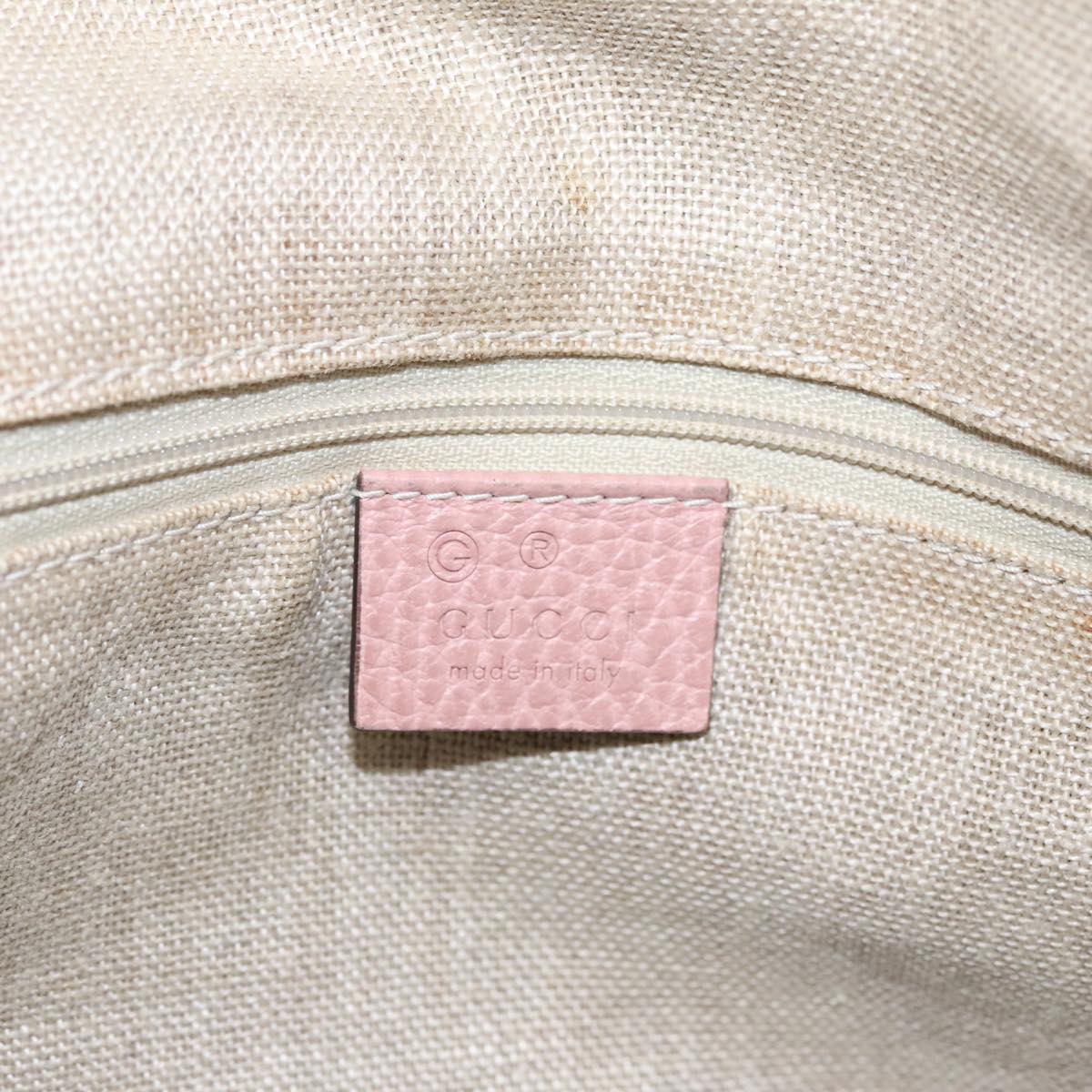 Gucci Bree Beige Canvas Shoulder Bag (Pre-Owned)