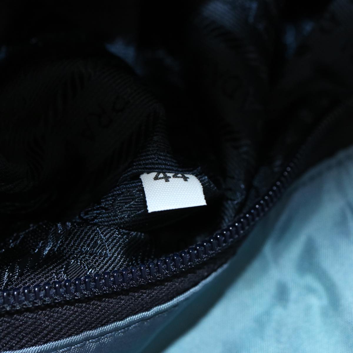 Prada Tessuto Blue Canvas Tote Bag (Pre-Owned)