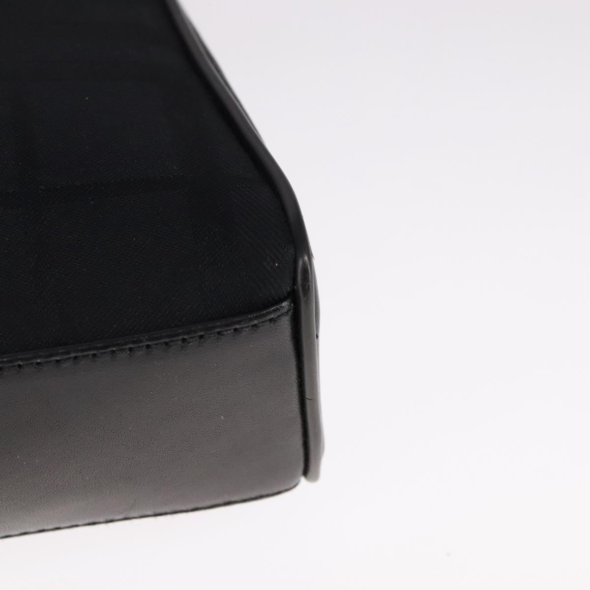 Burberry Black Canvas Clutch Bag (Pre-Owned)