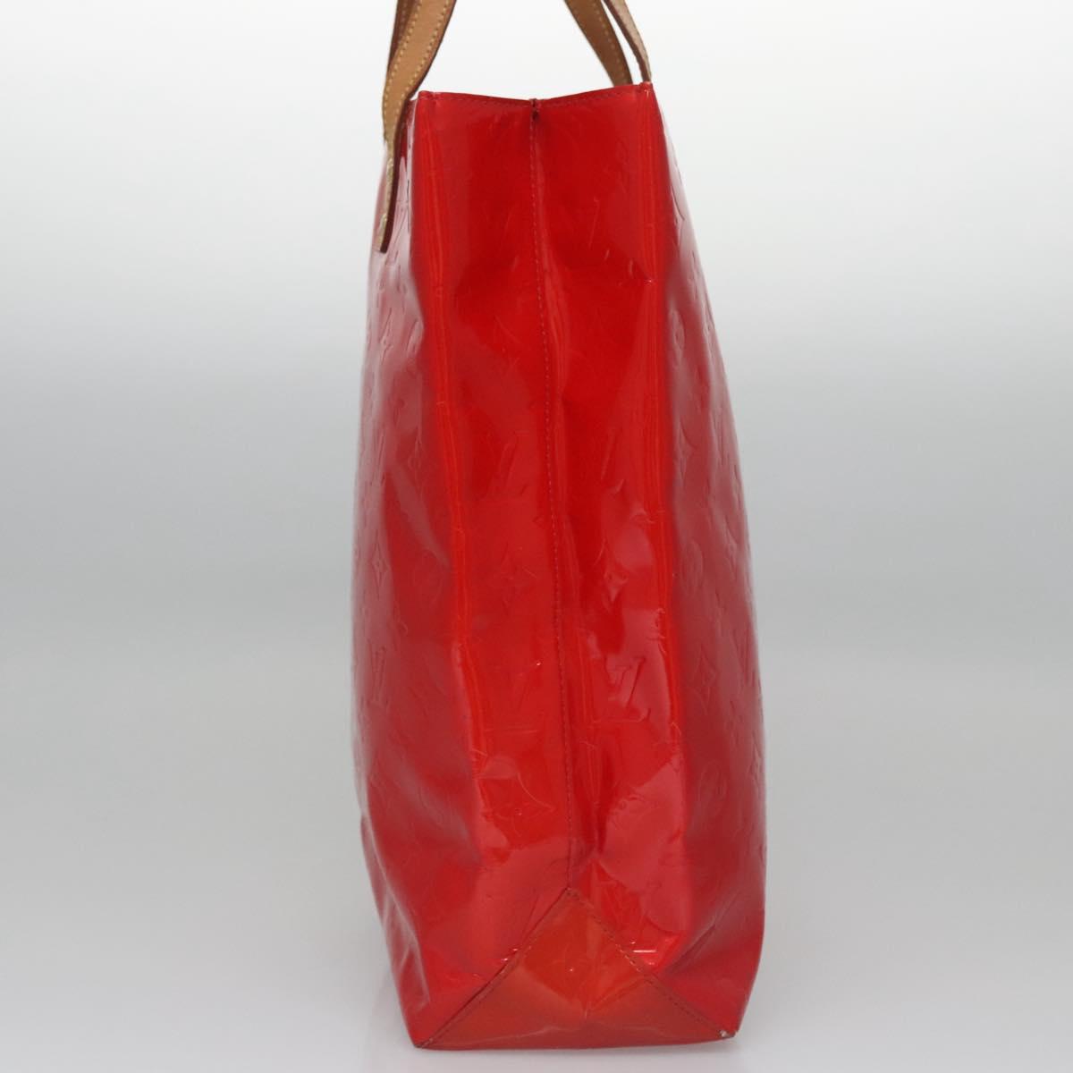 Louis Vuitton Reade Red Patent Leather Handbag (Pre-Owned)