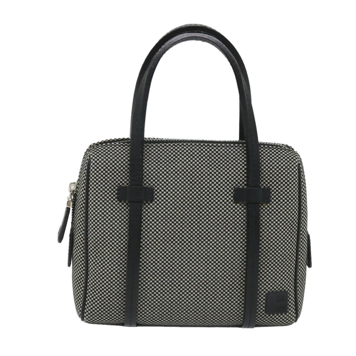 Bally Grey Canvas Handbag (Pre-Owned)