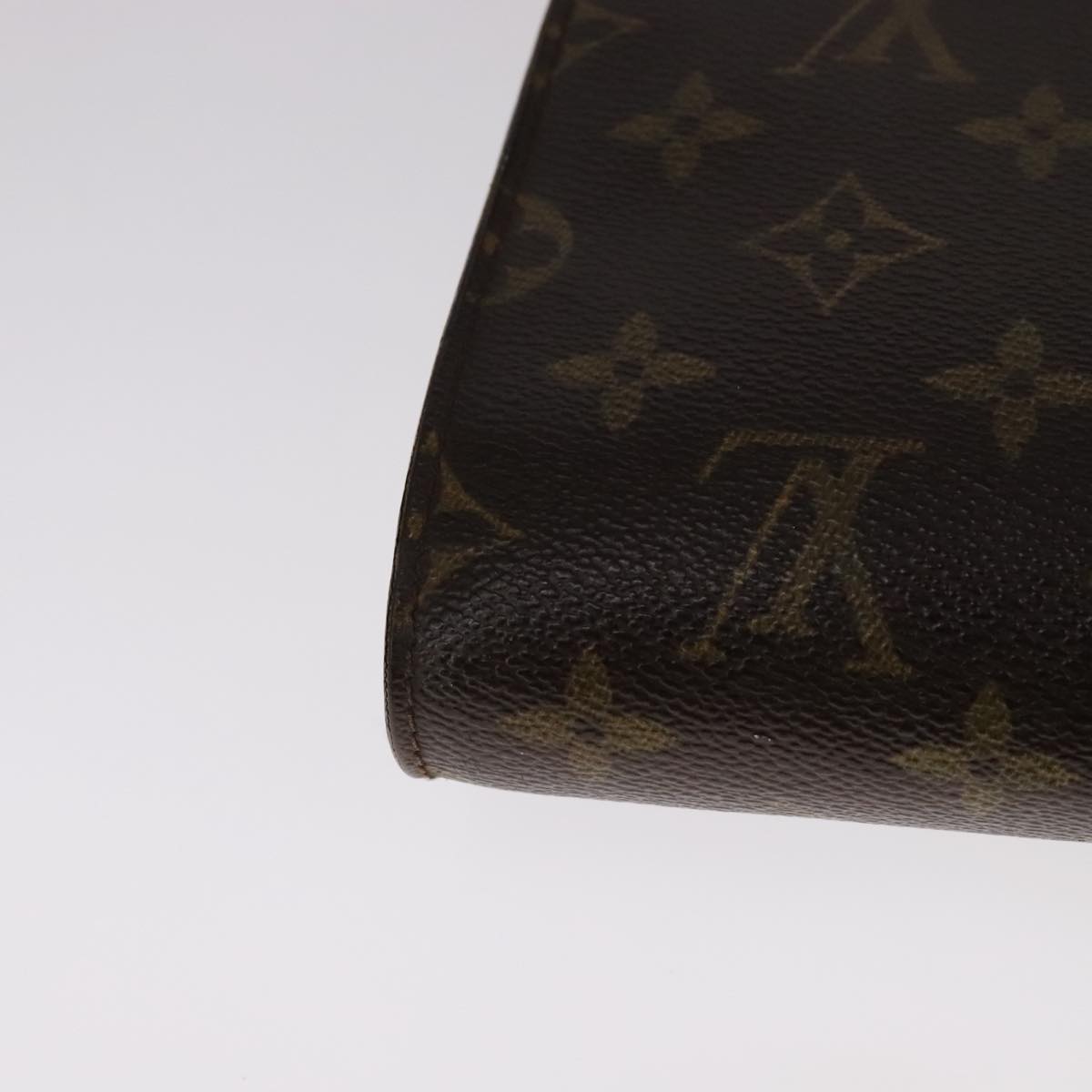 Louis Vuitton Orsay Brown Canvas Clutch Bag (Pre-Owned)