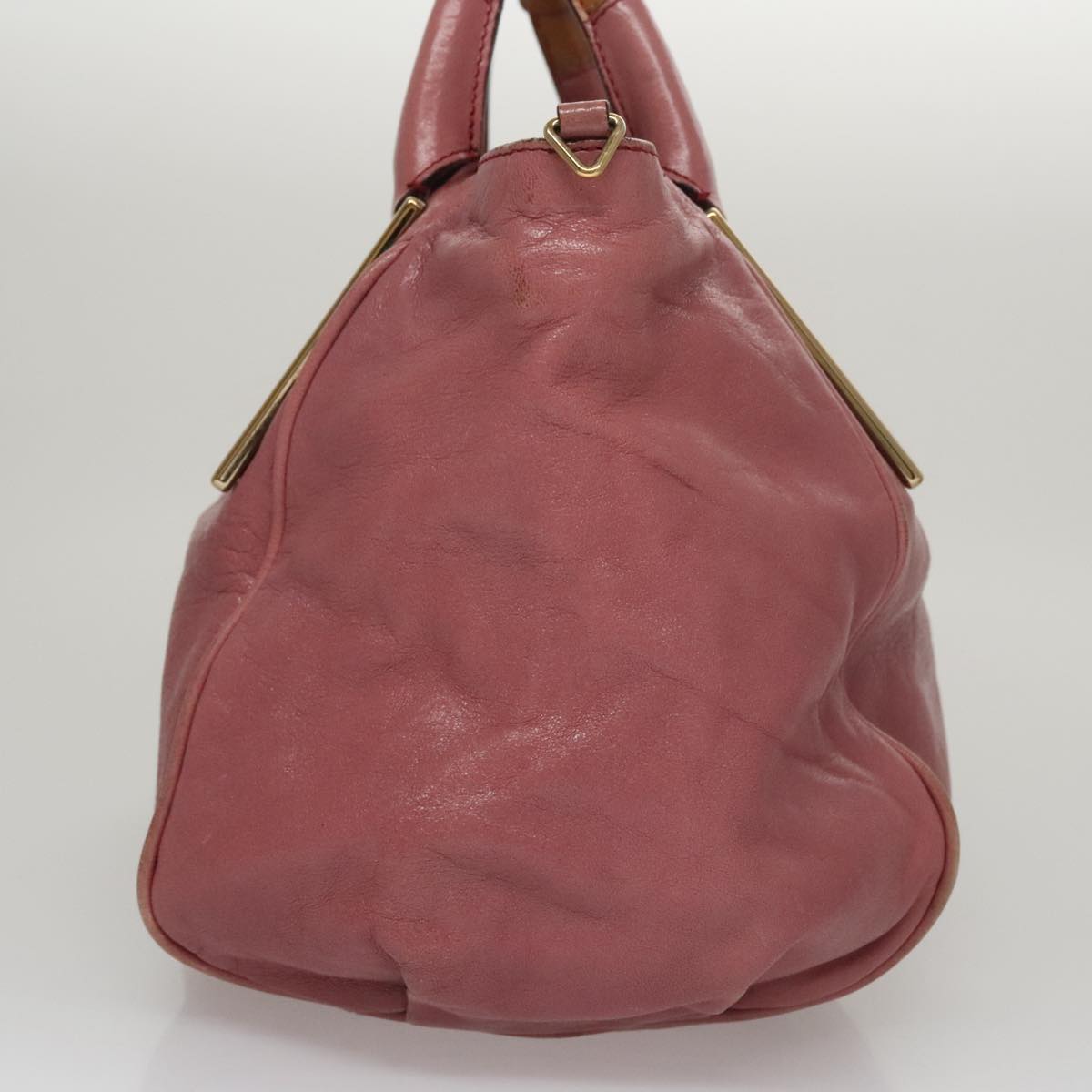Chloé Ethel Pink Leather Handbag (Pre-Owned)
