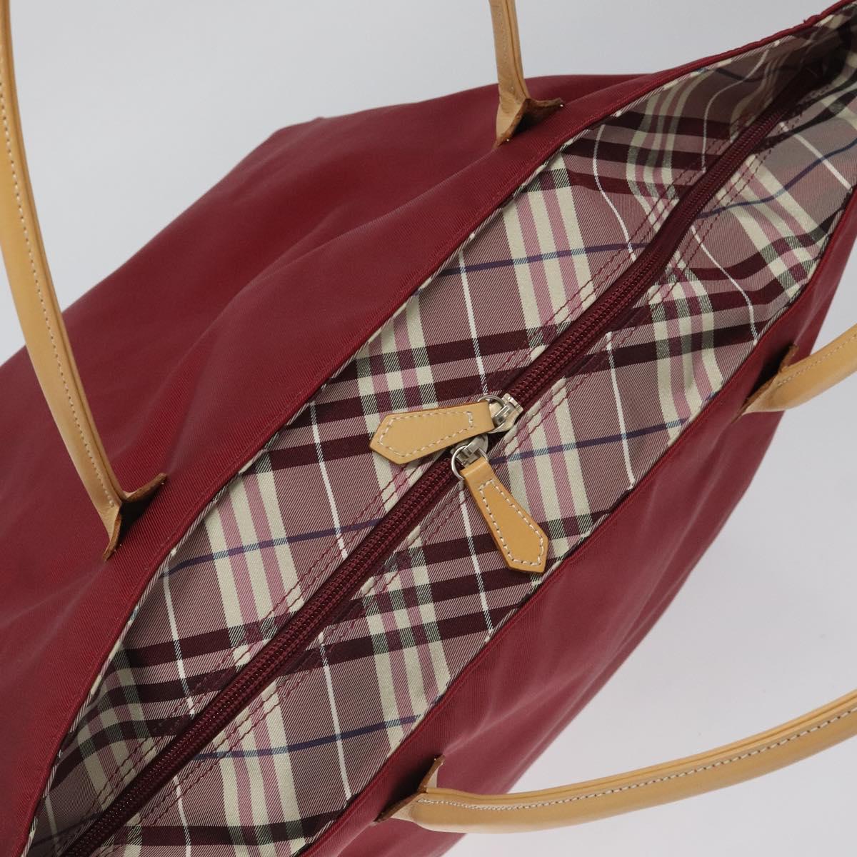 Burberry Blue Label Red Synthetic Tote Bag (Pre-Owned)