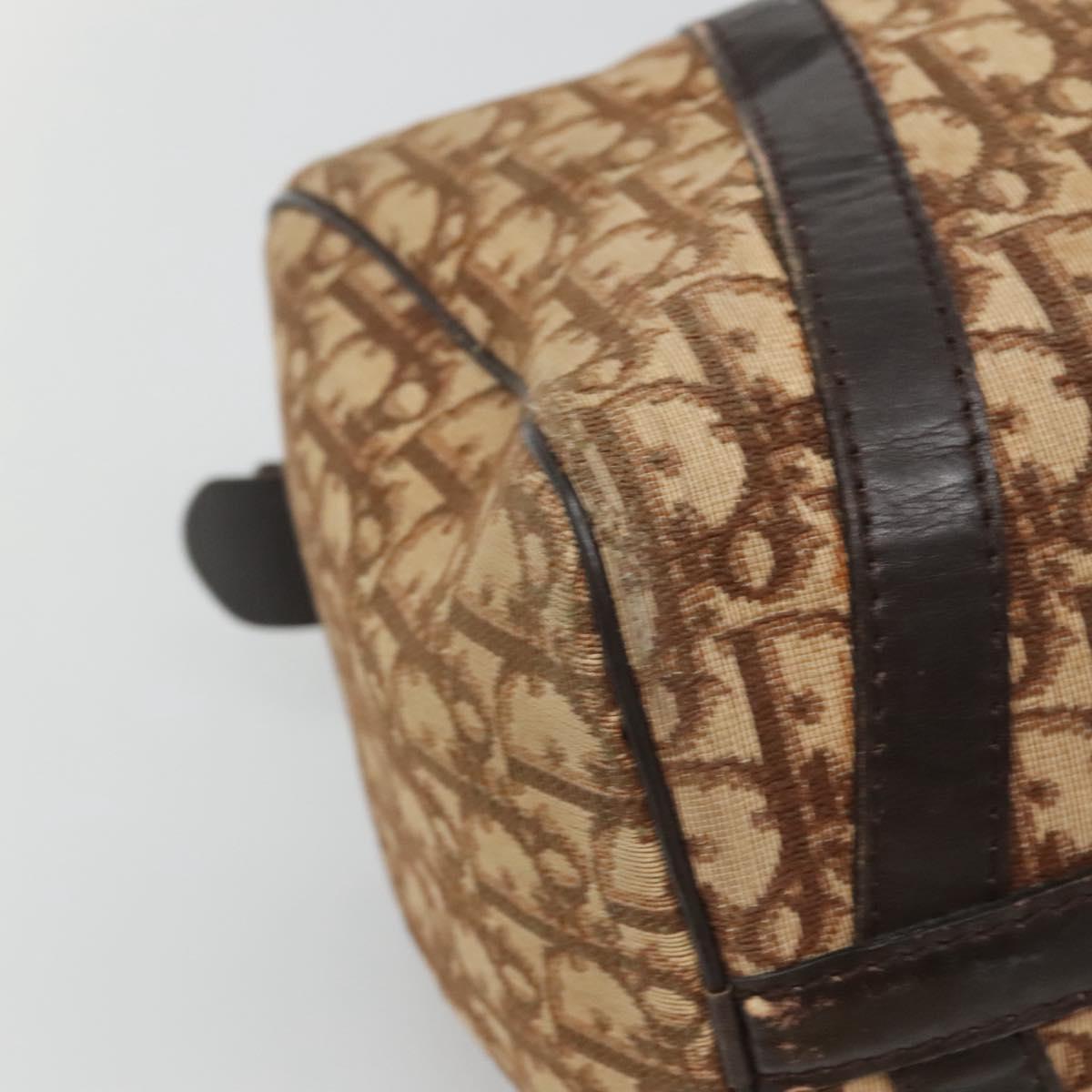 Dior Trotter Brown Canvas Travel Bag (Pre-Owned)