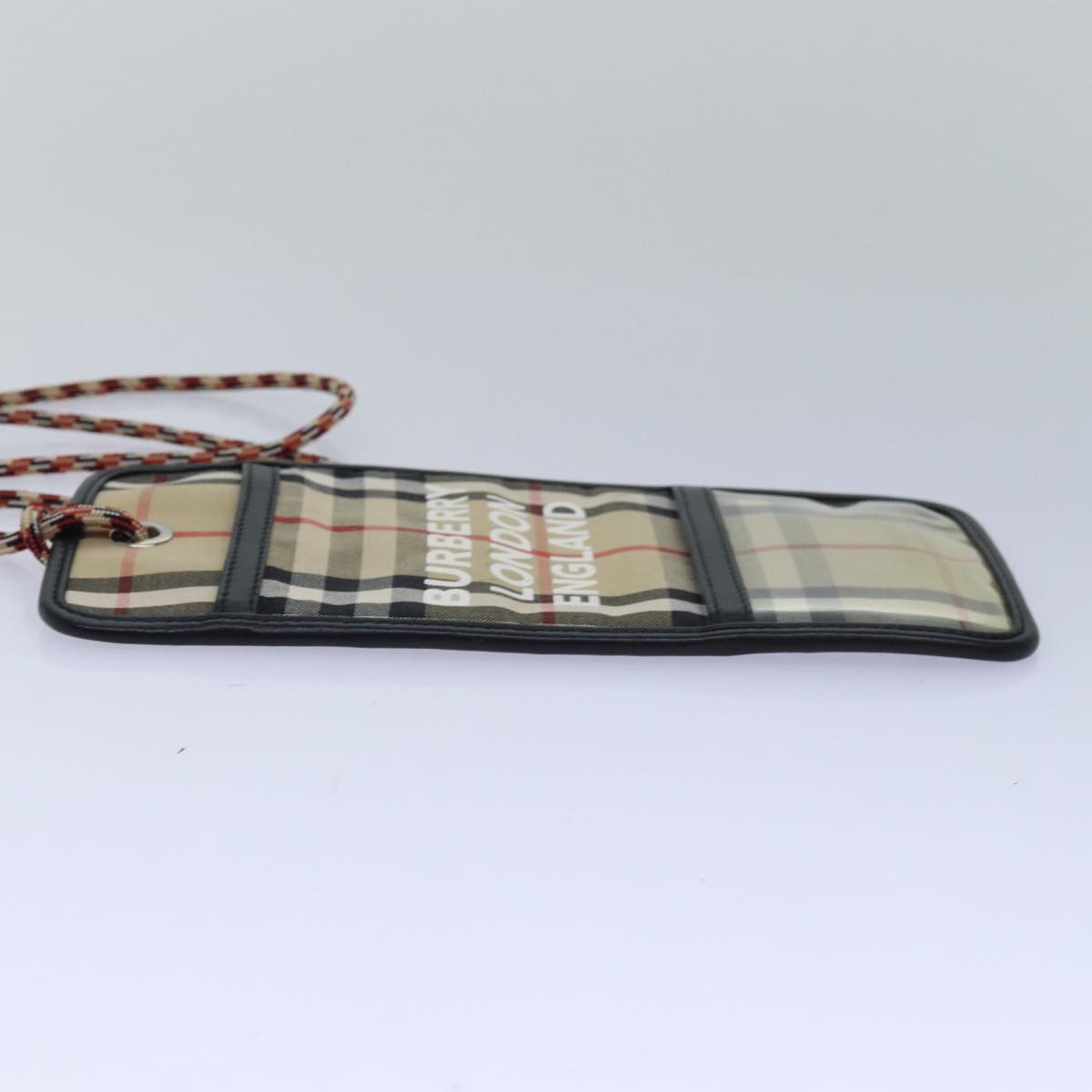 Burberry Nova Check Beige Canvas Wallet (Pre-Owned)