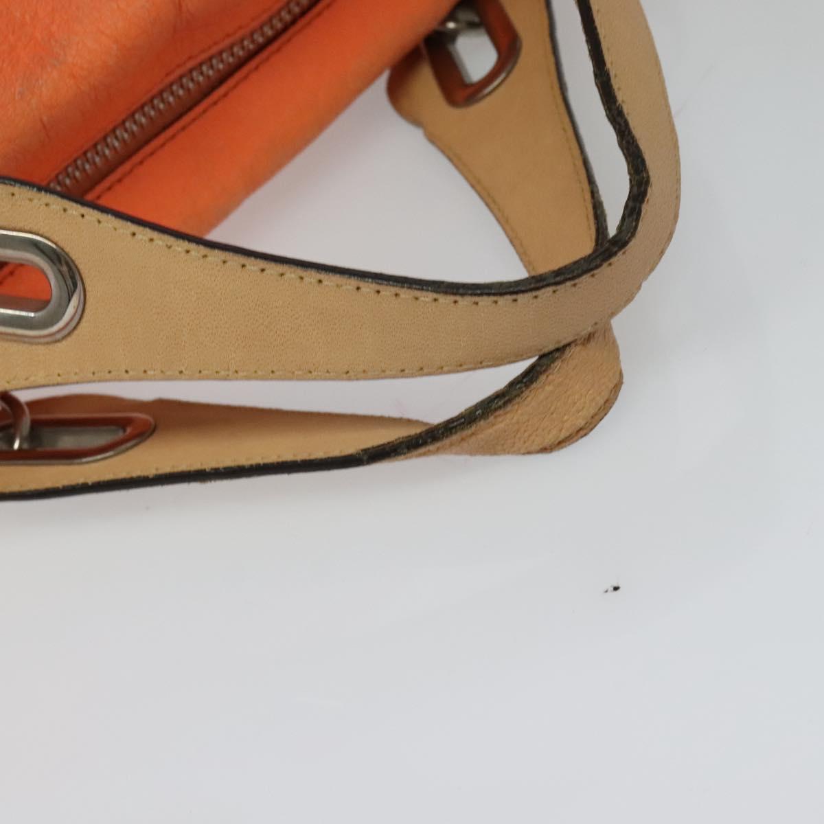Chloé Paraty Orange Leather Handbag (Pre-Owned)