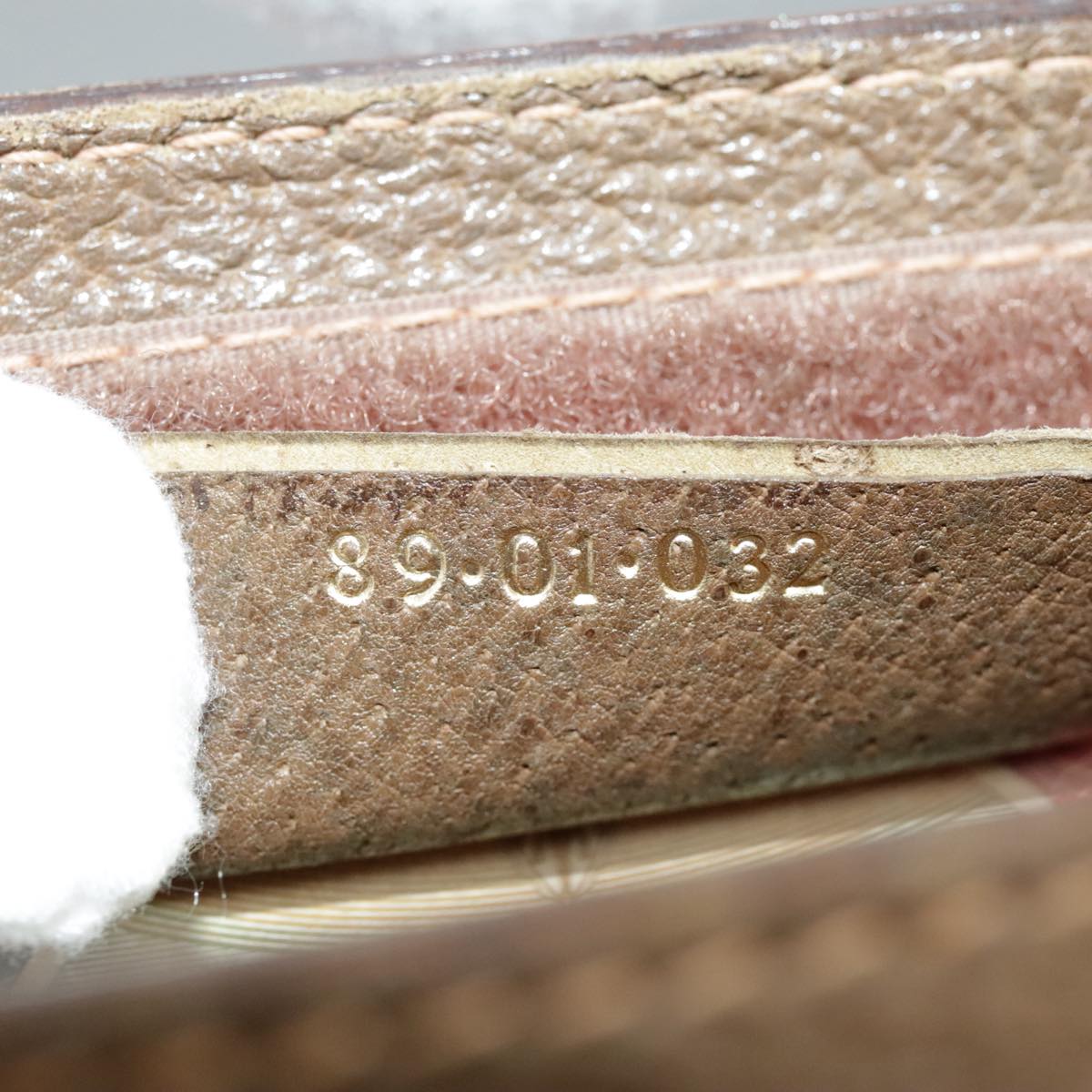 Gucci Ophidia Beige Canvas Clutch Bag (Pre-Owned)