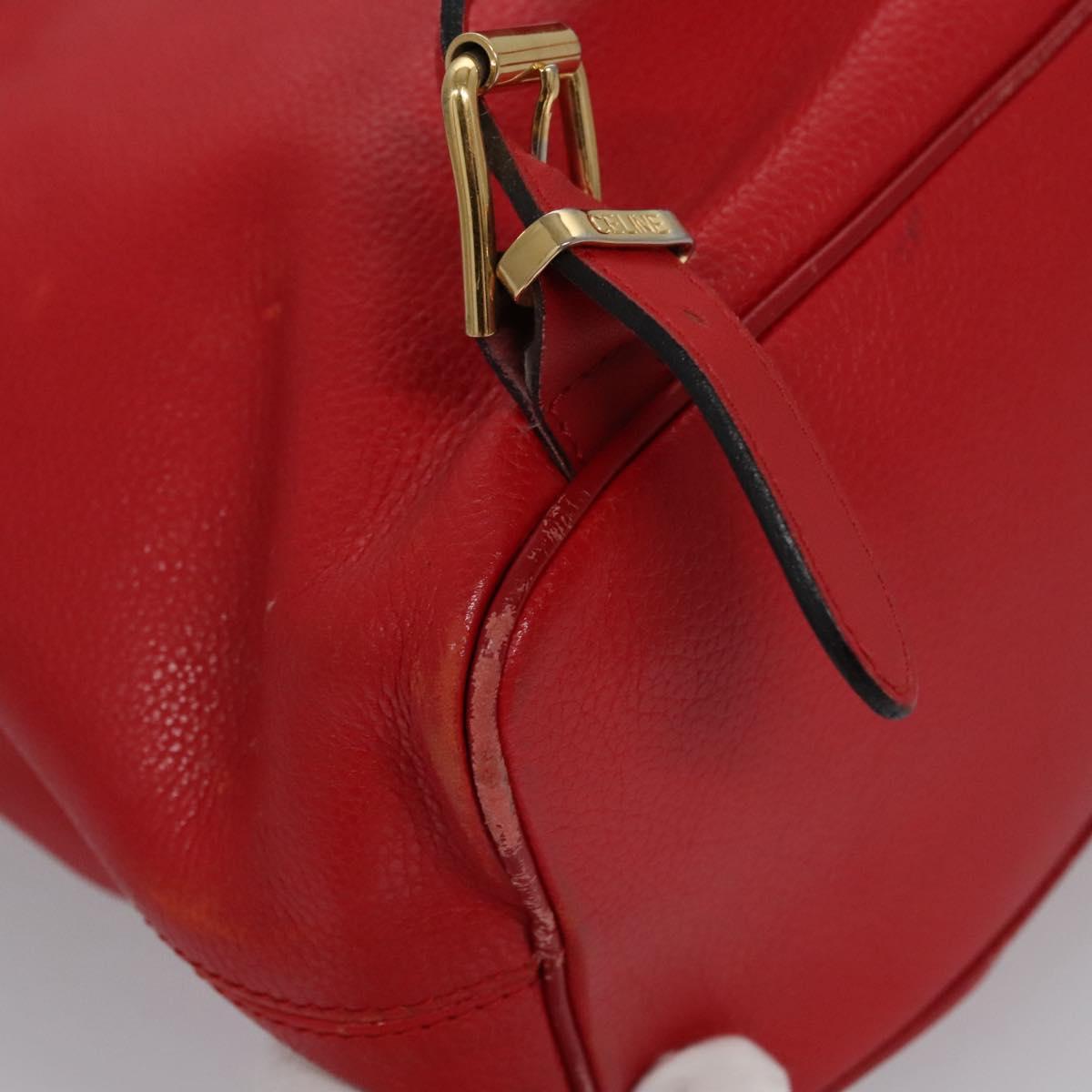 Céline Red Leather Backpack Bag (Pre-Owned)