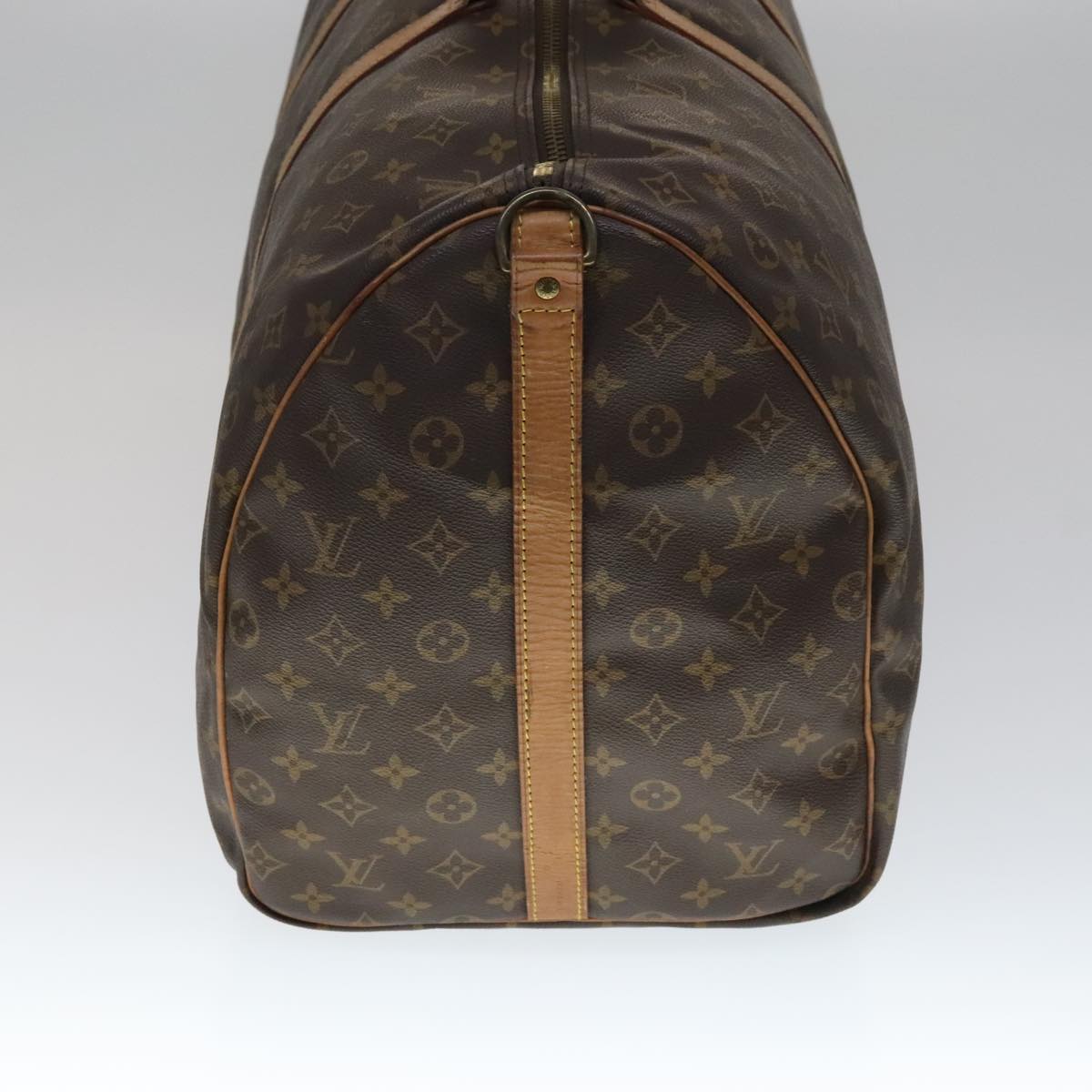 Louis Vuitton Keepall Bandoulière 60 Brown Canvas Travel Bag (Pre-Owned)