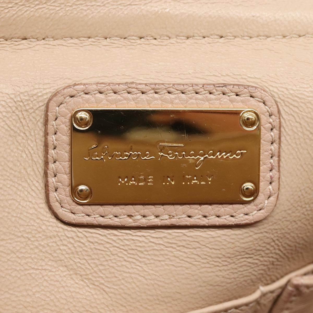 Salvatore Ferragamo Sofia Pink Leather Handbag (Pre-Owned)
