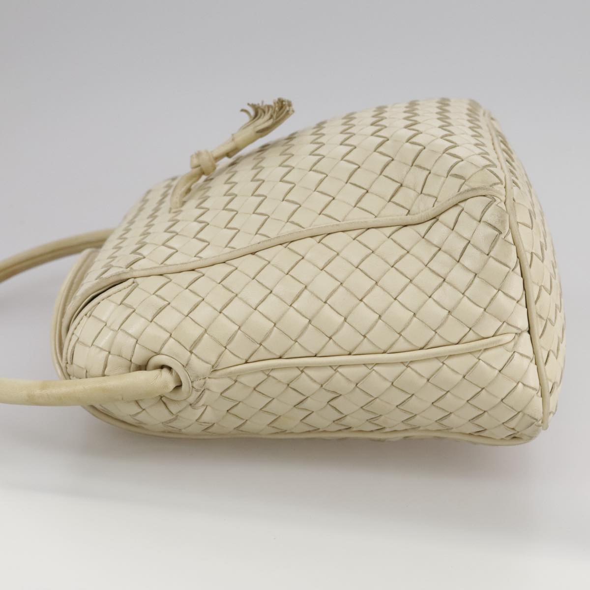 Bottega Veneta Beige Leather Handbag (Pre-Owned)