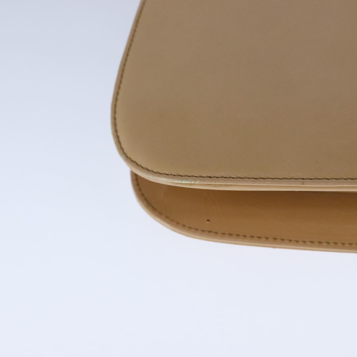 Prada Beige Leather Shoulder Bag (Pre-Owned)