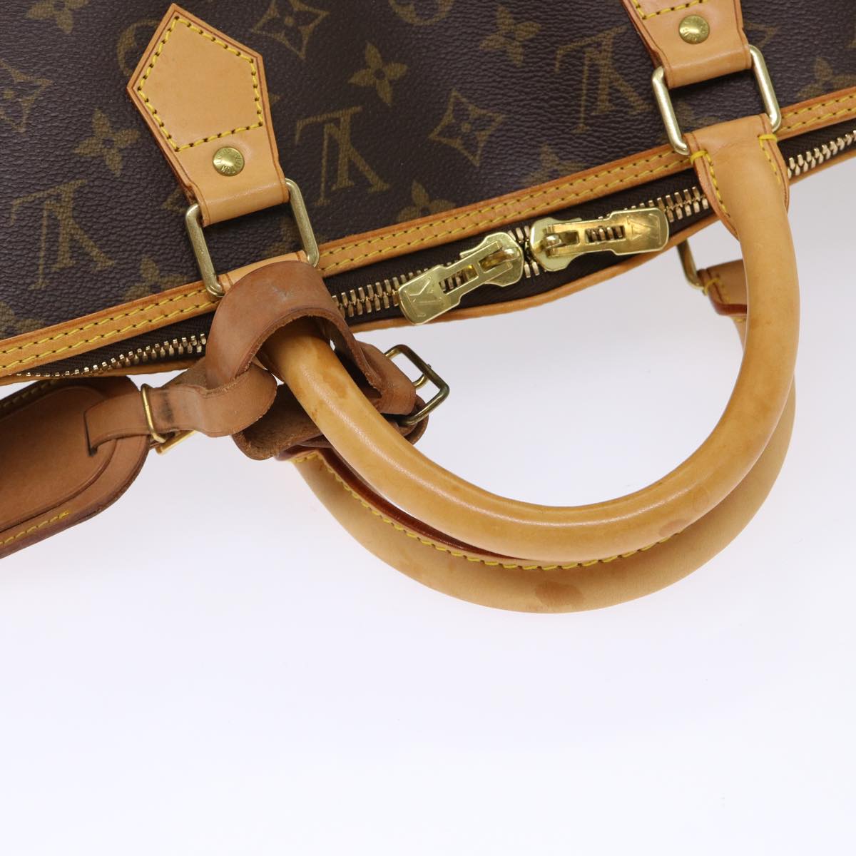 Louis Vuitton Alma Brown Canvas Travel Bag (Pre-Owned)