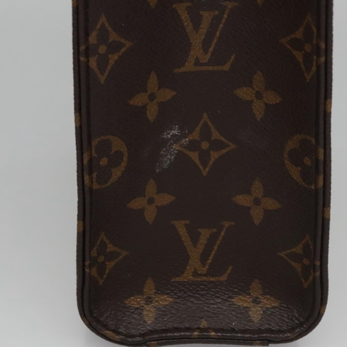 Louis Vuitton Plat Brown Canvas Handbag (Pre-Owned)