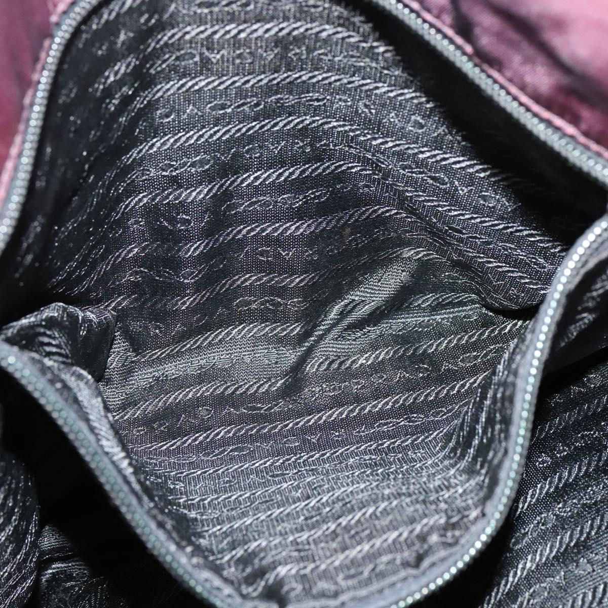 Prada Tessuto Purple Nylon Shoulder Bag (Pre-Owned)