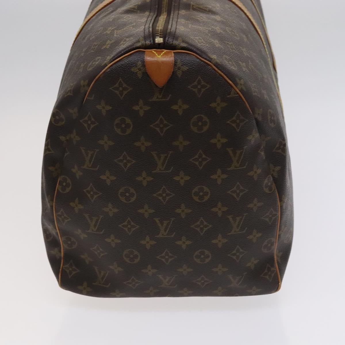 Louis Vuitton Keepall 60 Brown Canvas Travel Bag (Pre-Owned)