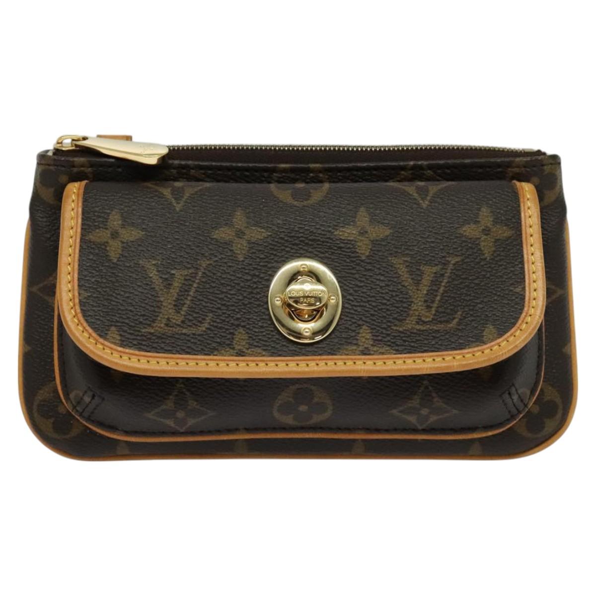 Louis Vuitton Tikal Brown Canvas Clutch Bag (Pre-Owned)