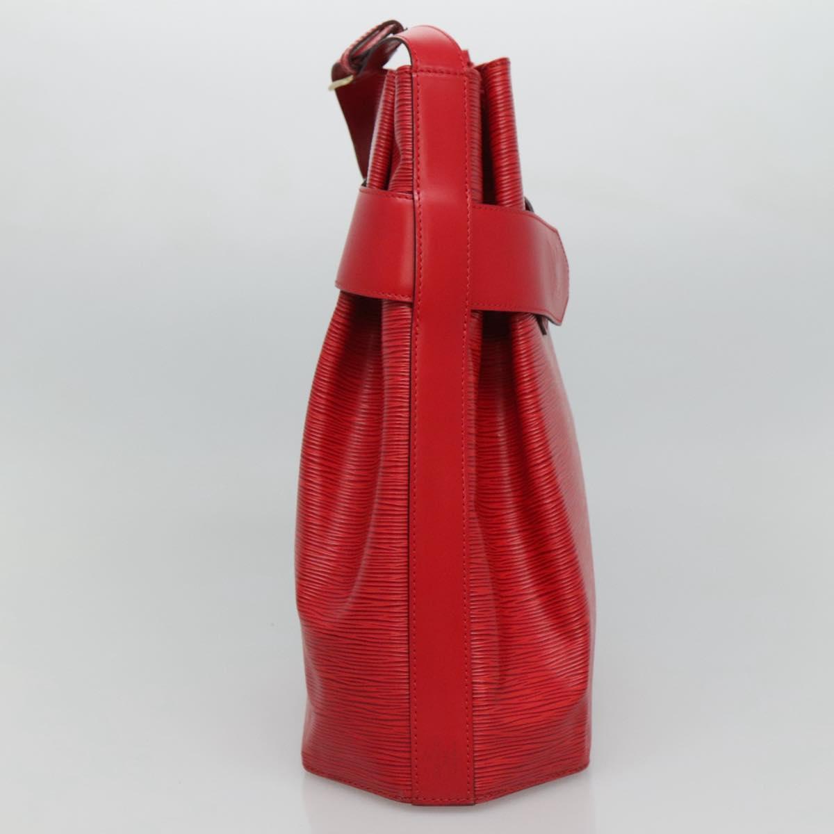 Louis Vuitton Sac D'épaule Red Leather Shoulder Bag (Pre-Owned)