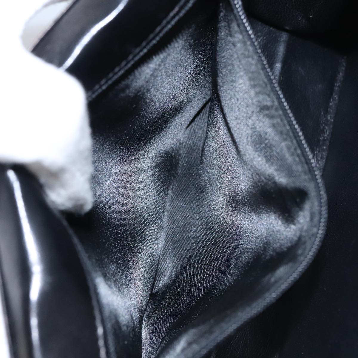 Chanel Full Flap Black Leather Shoulder Bag (Pre-Owned)