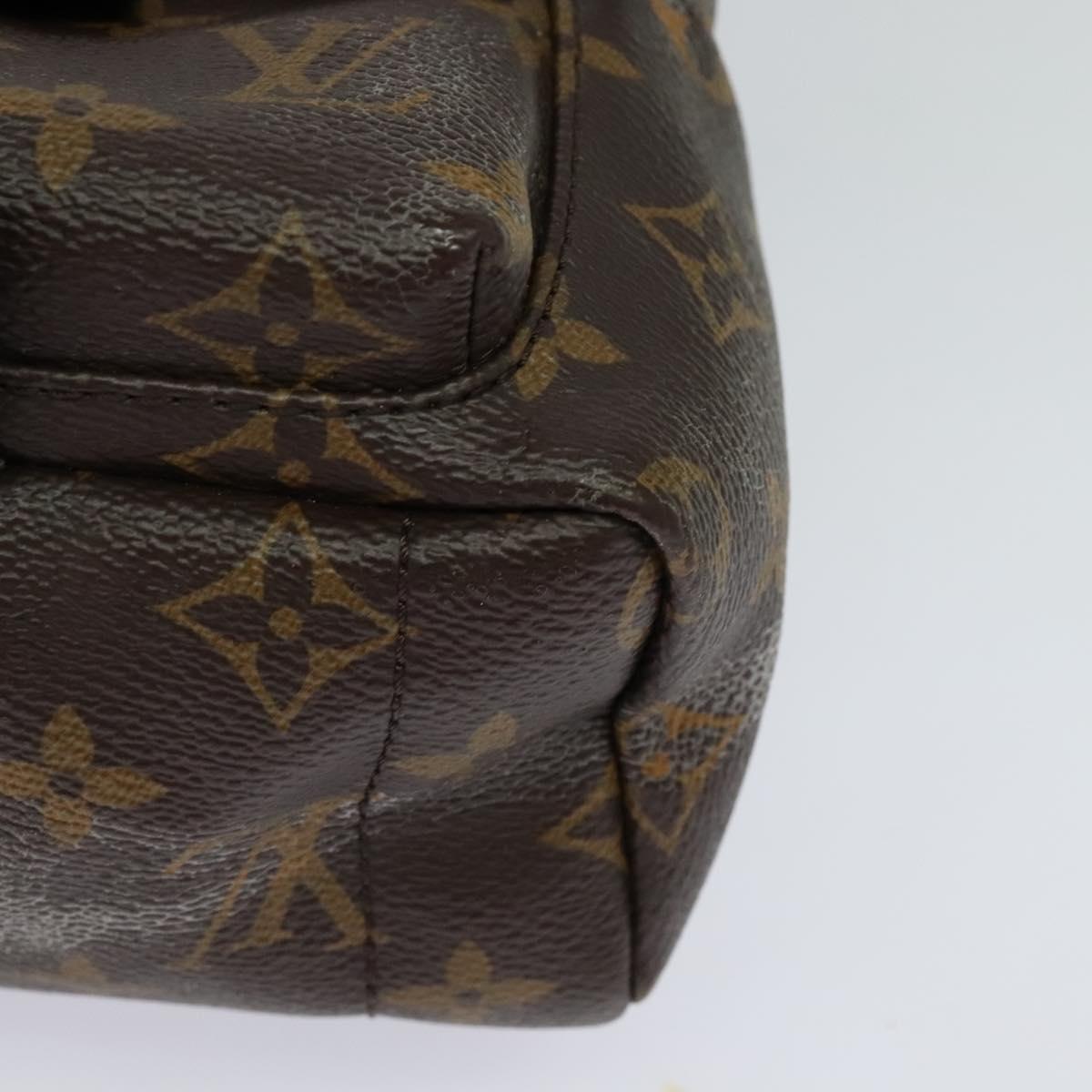 Louis Vuitton Palm Springs Mini Brown Canvas Backpack Bag (Pre-Owned)