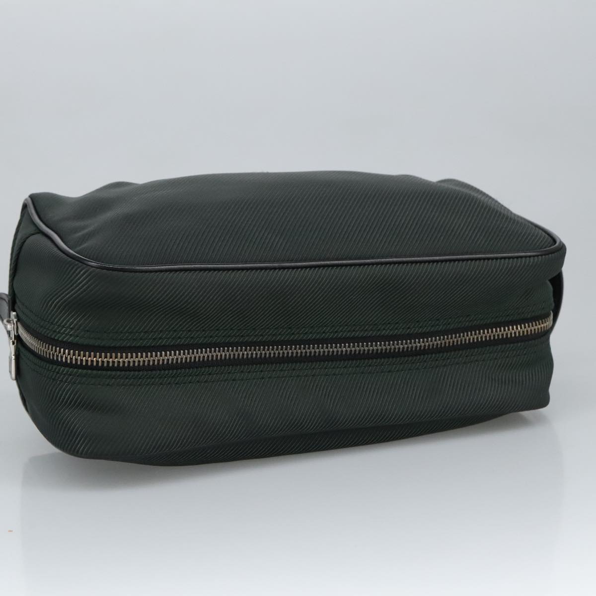 Louis Vuitton Parana Green Canvas Clutch Bag (Pre-Owned)