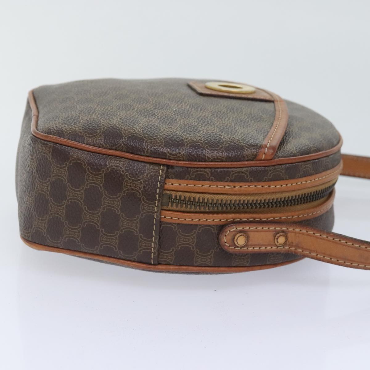 Céline Brown Canvas Shoulder Bag (Pre-Owned)