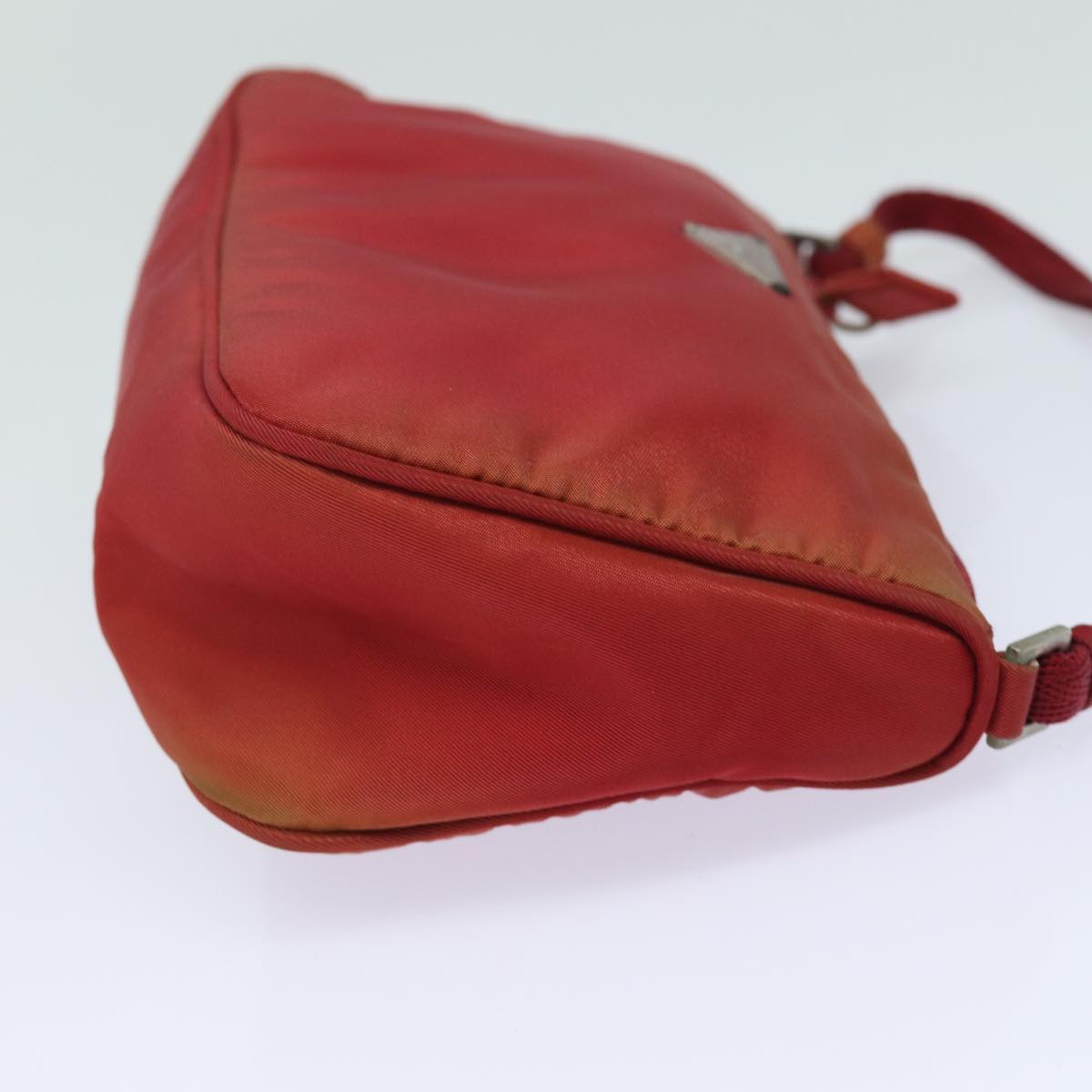 Prada Tessuto Red Synthetic Clutch Bag (Pre-Owned)