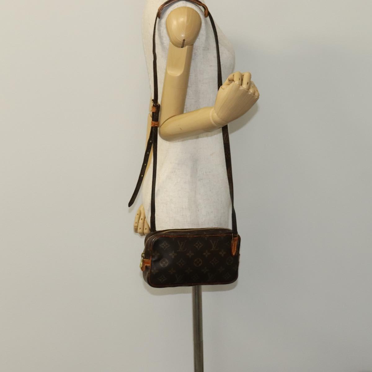 Louis Vuitton Marly Brown Canvas Shoulder Bag (Pre-Owned)