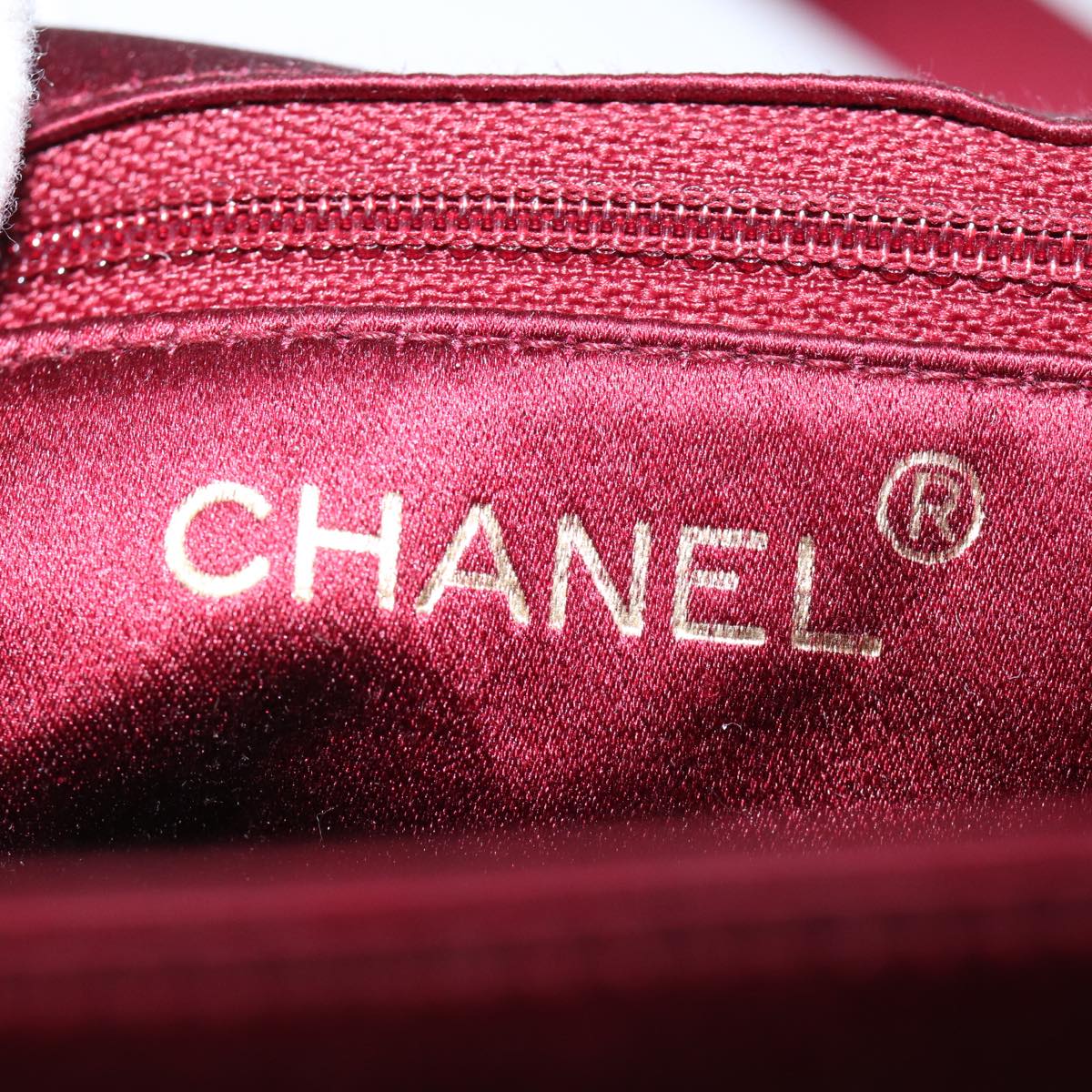 Chanel Pearl Bag Red Synthetic Shoulder Bag (Pre-Owned)
