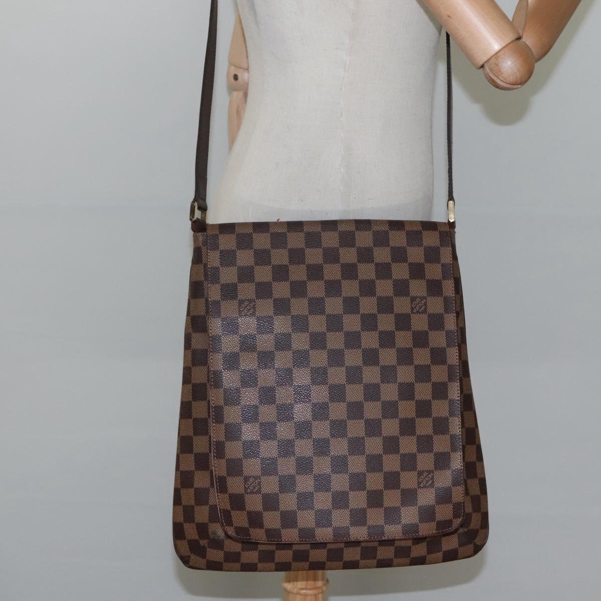 Louis Vuitton Musette Brown Canvas Shoulder Bag (Pre-Owned)