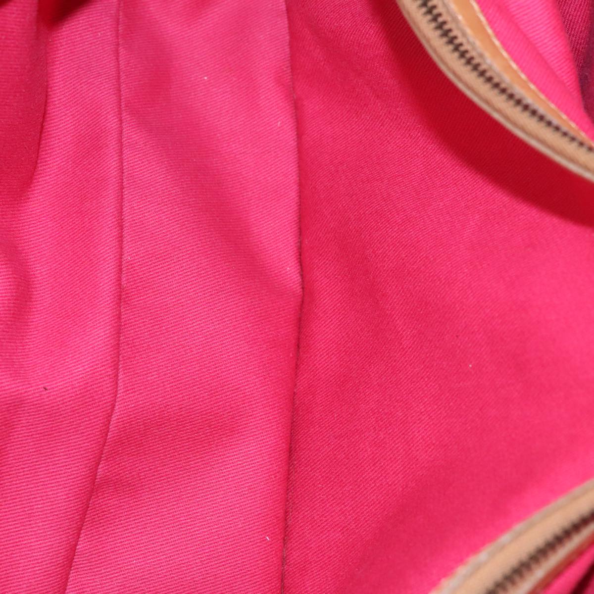 Céline Boogie Pink Canvas Handbag (Pre-Owned)