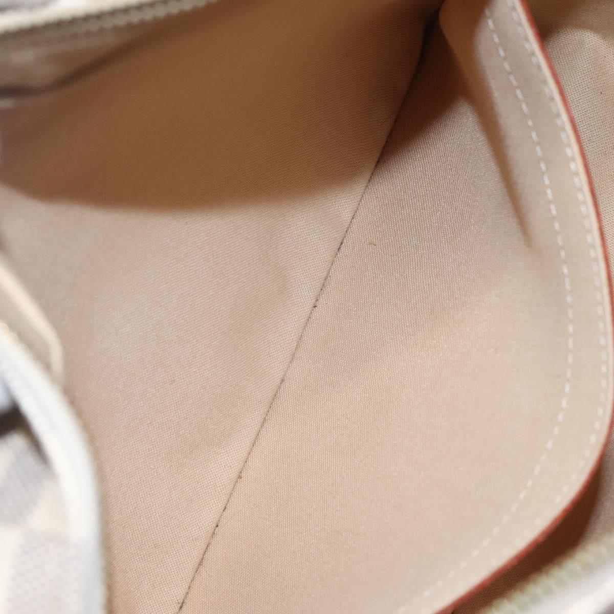 Louis Vuitton Naviglio Beige Canvas Shoulder Bag (Pre-Owned)