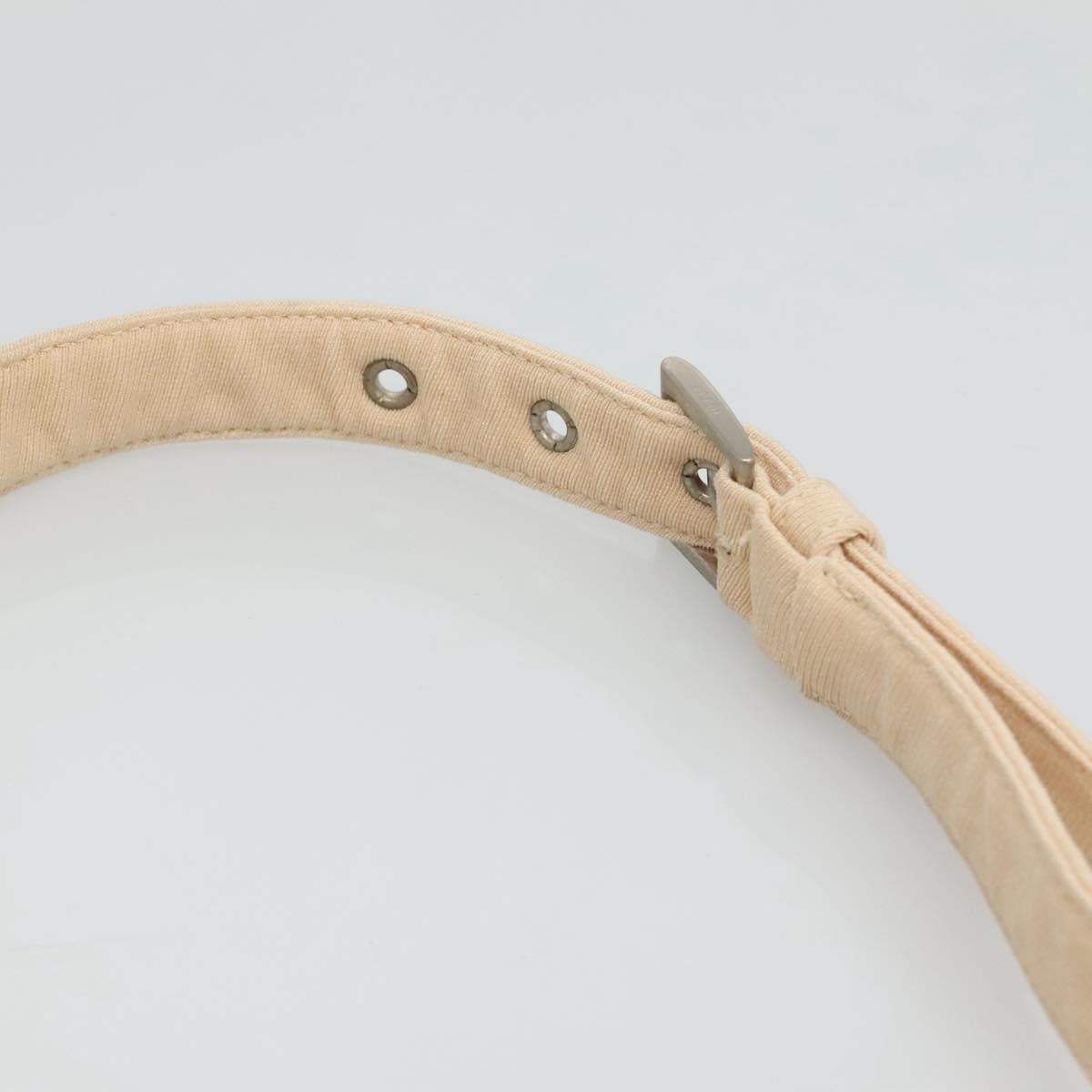 Prada Beige Canvas Shoulder Bag (Pre-Owned)