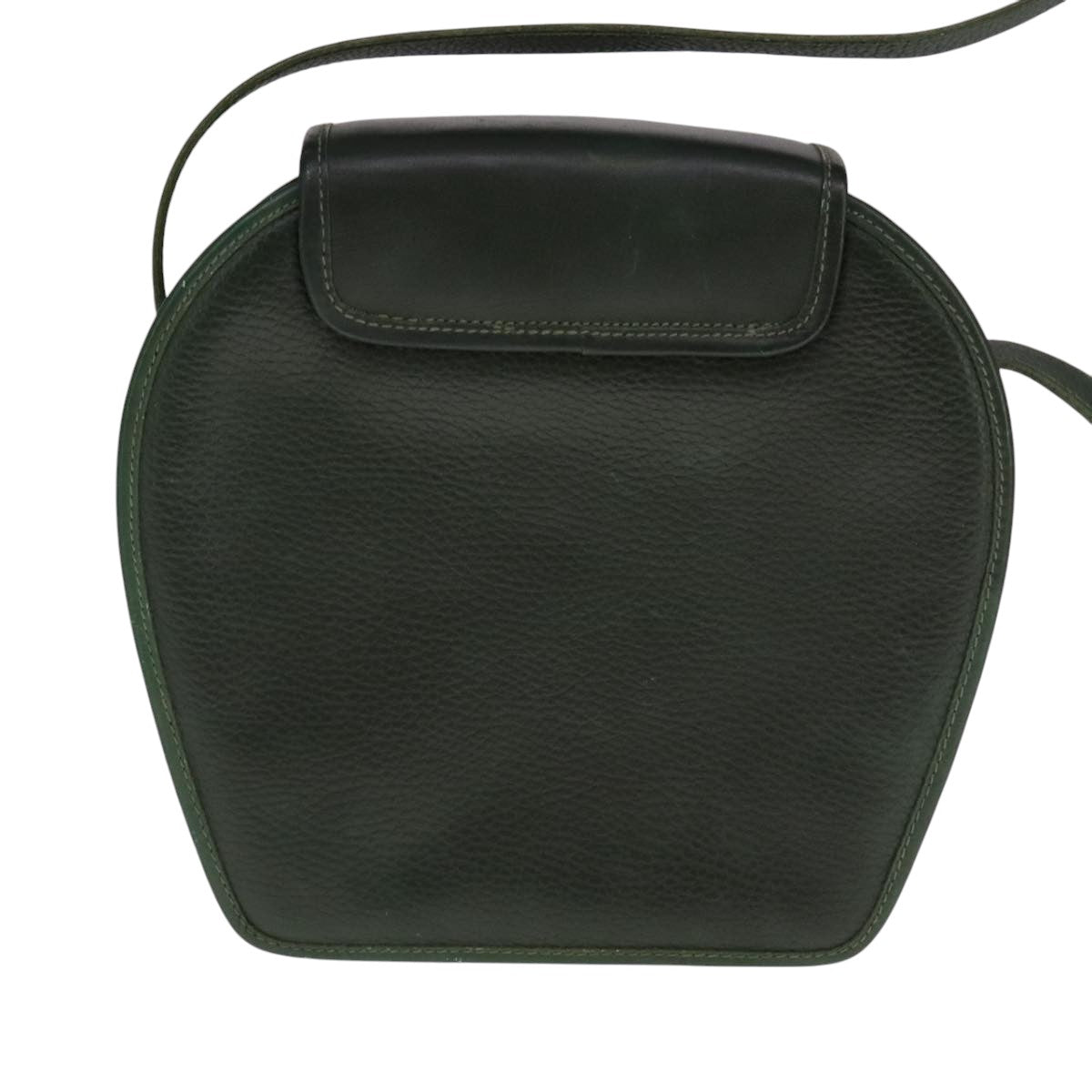 Burberry Green Leather Shoulder Bag (Pre-Owned)