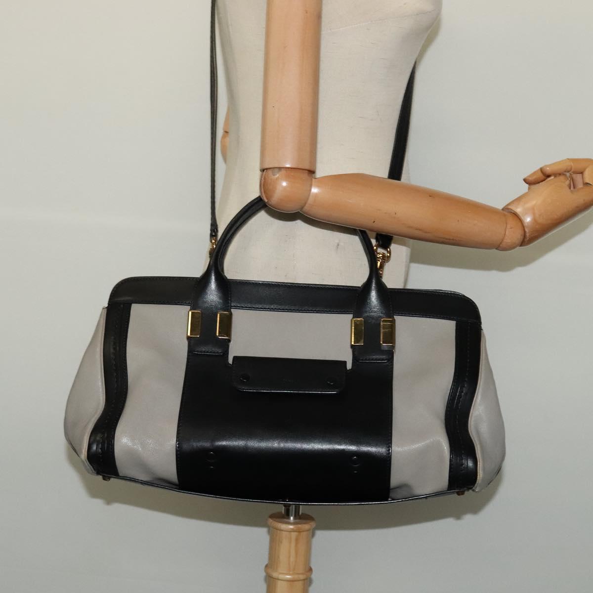 Chloé Alice Black Leather Handbag (Pre-Owned)