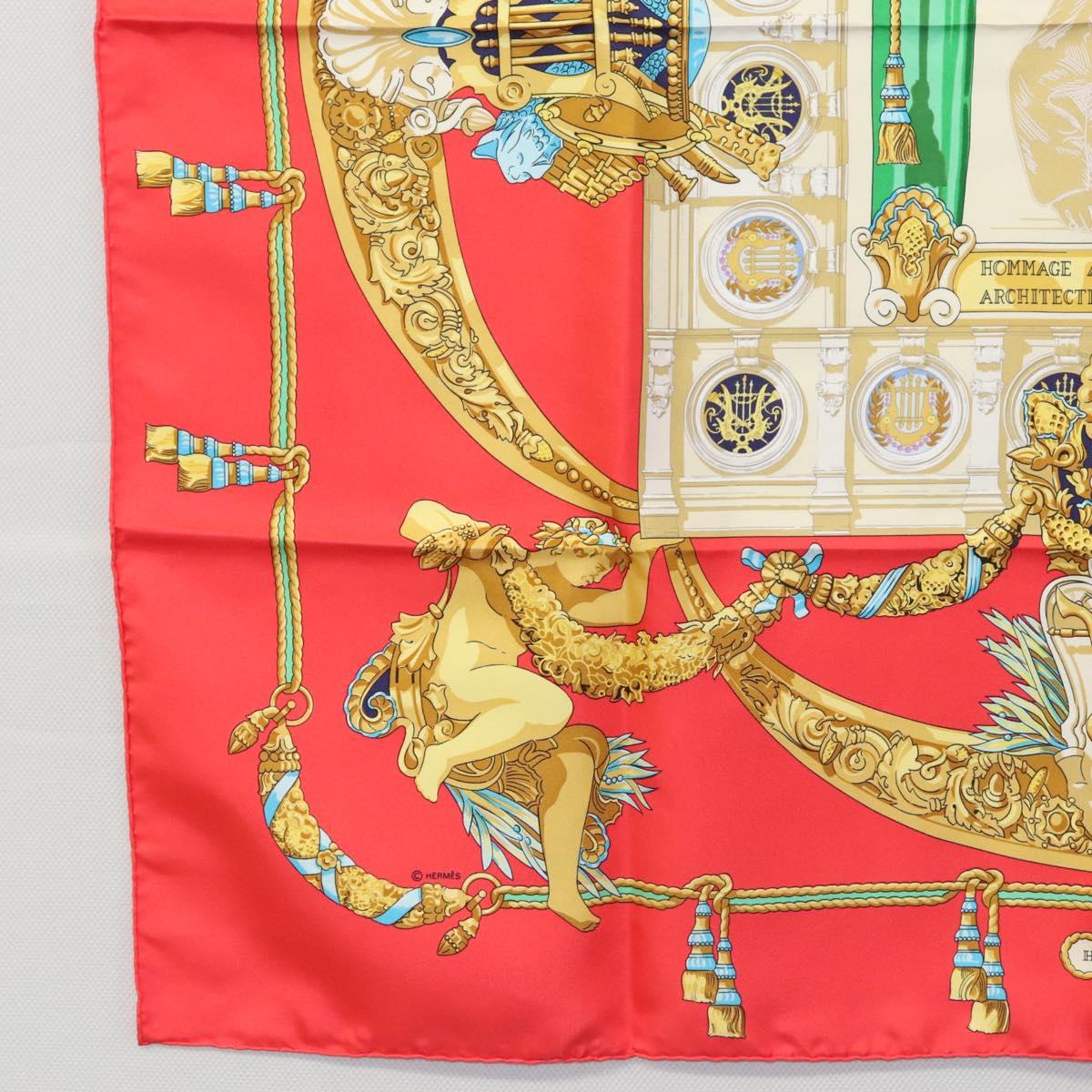 Hermès Red Silk Scarf (Pre-Owned)