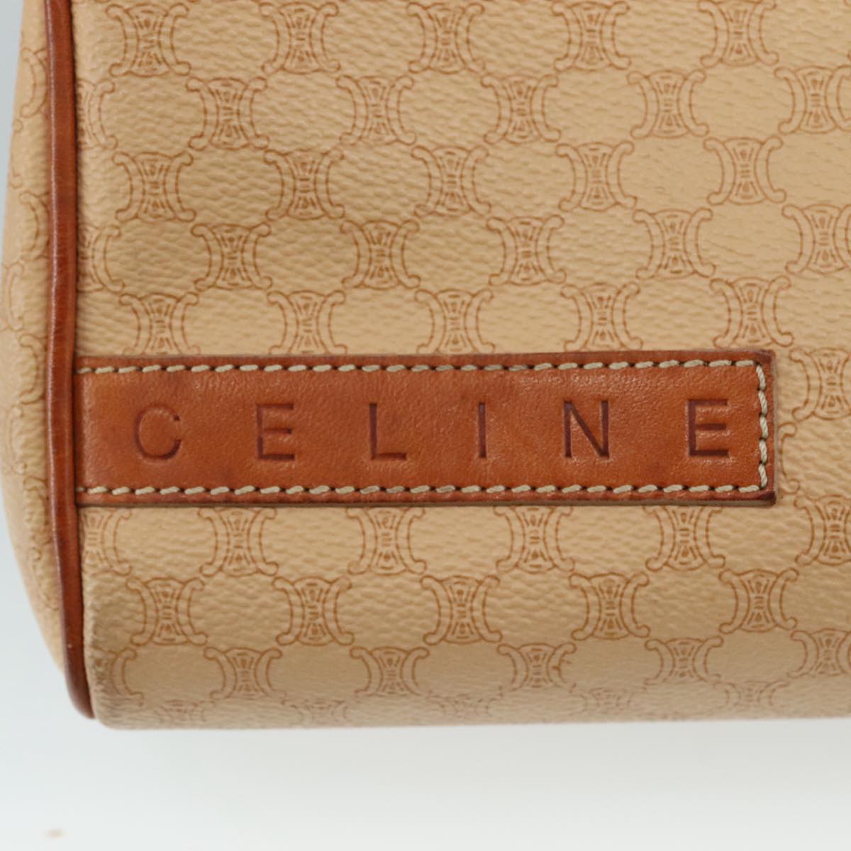 Céline Macadam Beige Canvas Handbag (Pre-Owned)