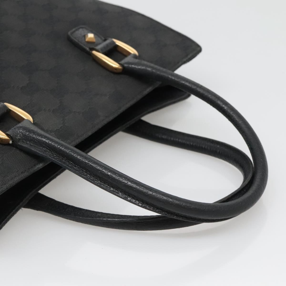 Gucci Gg Canvas Black Canvas Handbag (Pre-Owned)