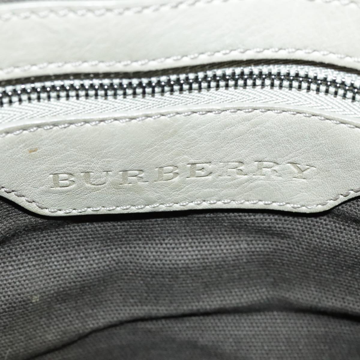 Burberry Nova Check Beige Canvas Handbag (Pre-Owned)
