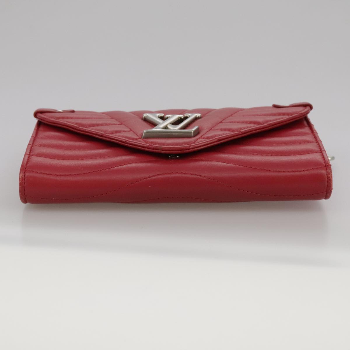 Louis Vuitton New Wave Red Leather Wallet (Pre-Owned)