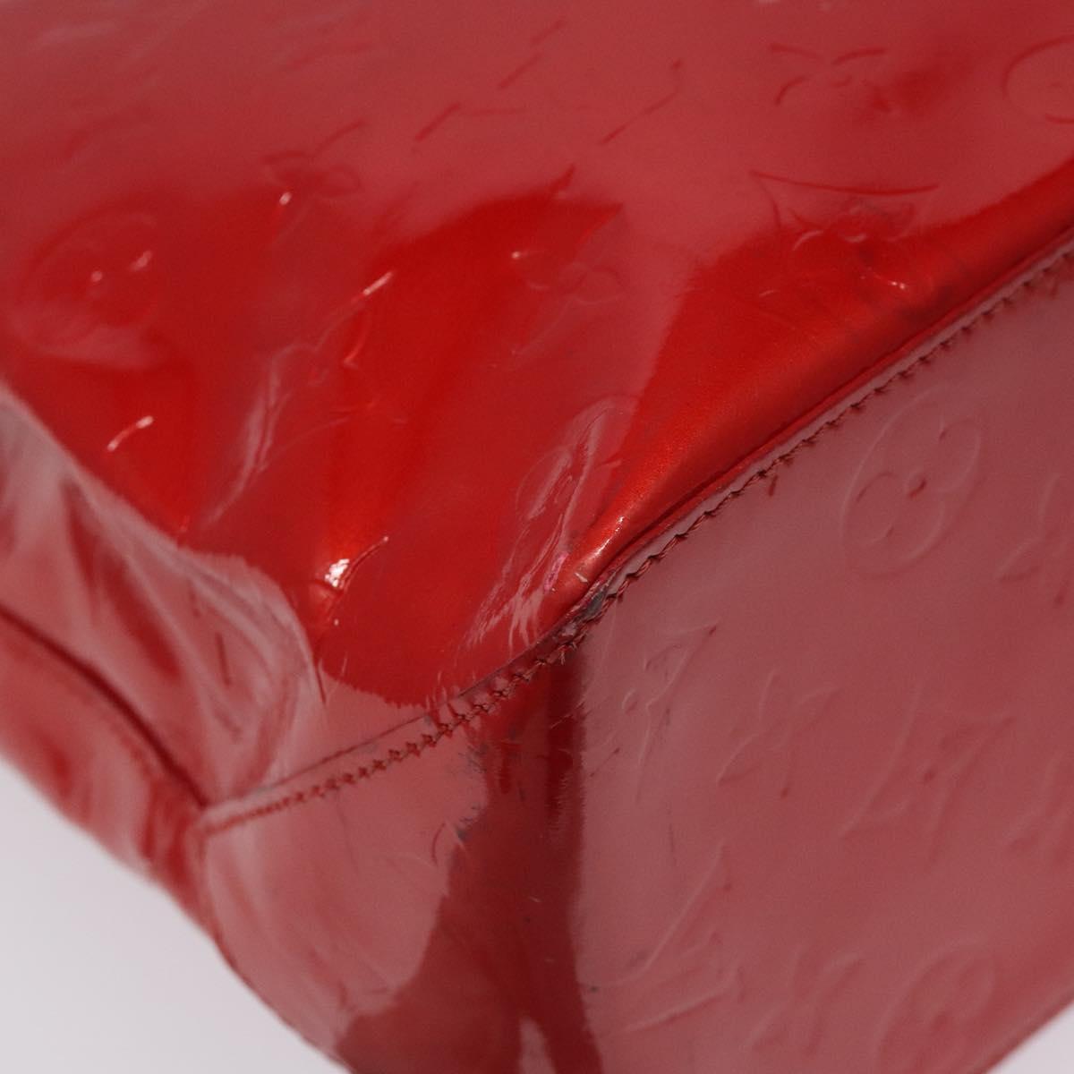 Louis Vuitton Reade Red Patent Leather Tote Bag (Pre-Owned)