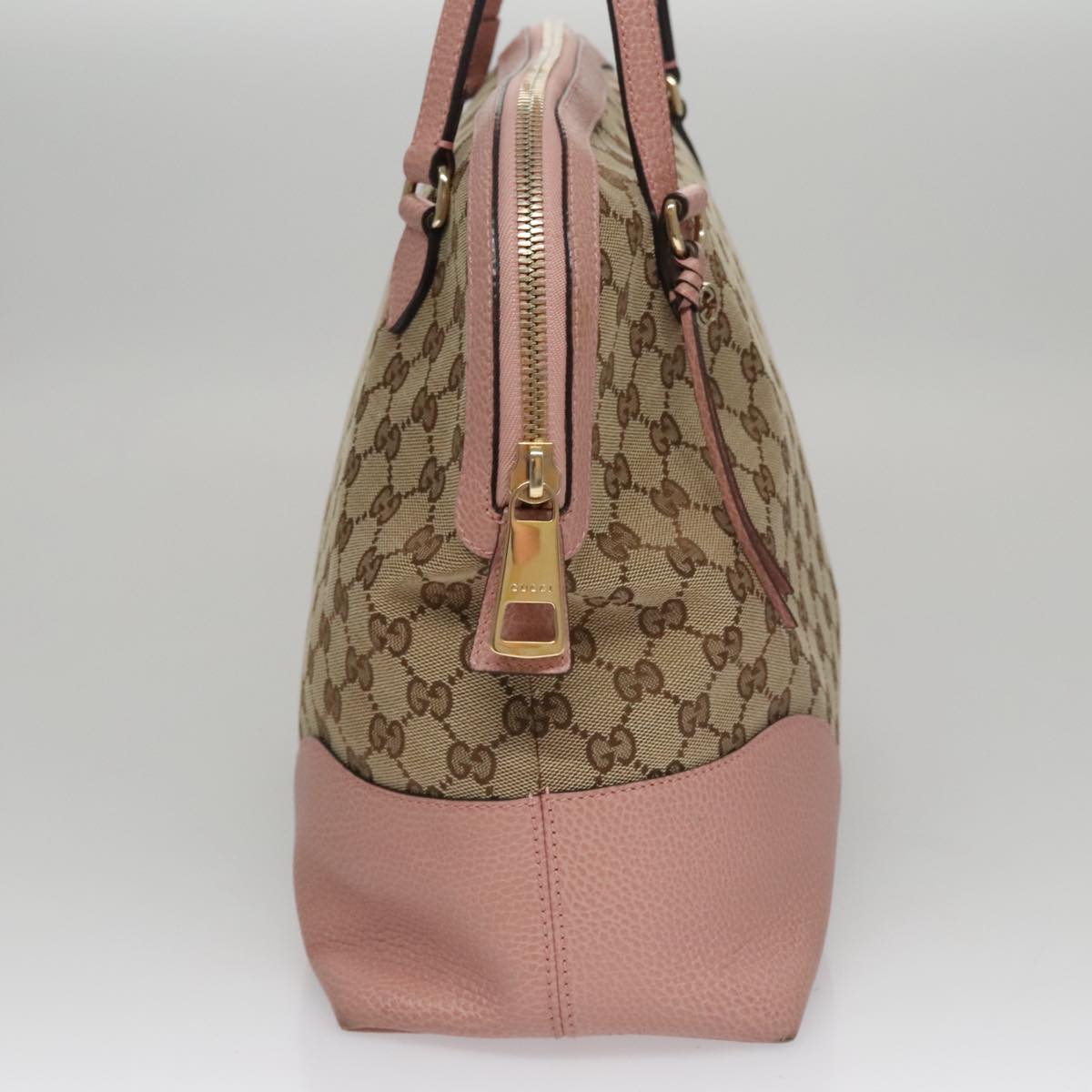 Gucci Bree Beige Canvas Shoulder Bag (Pre-Owned)