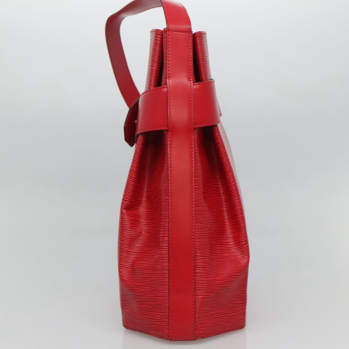 Louis Vuitton Sac D'épaule Red Leather Shoulder Bag (Pre-Owned)